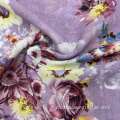 Цветочный принт мягкий штрих 100% полиэфир текстиль